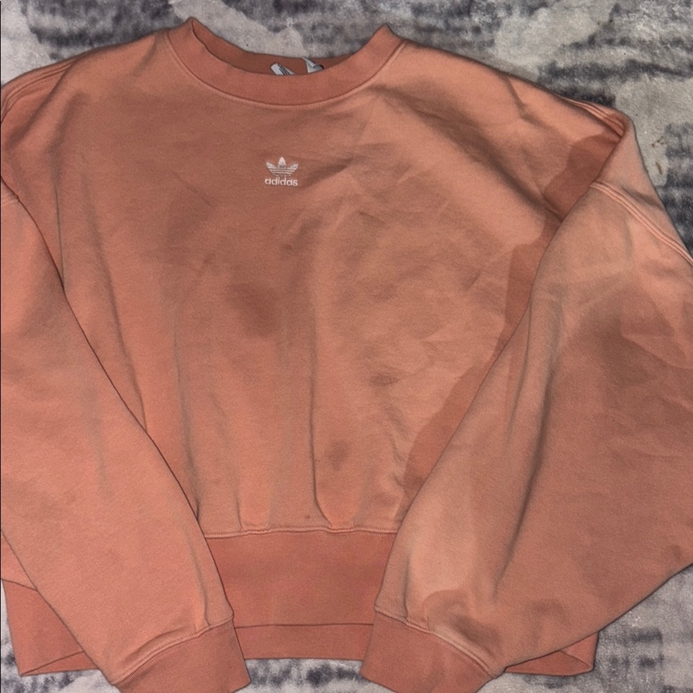 Adidas Orange Sweatshirt